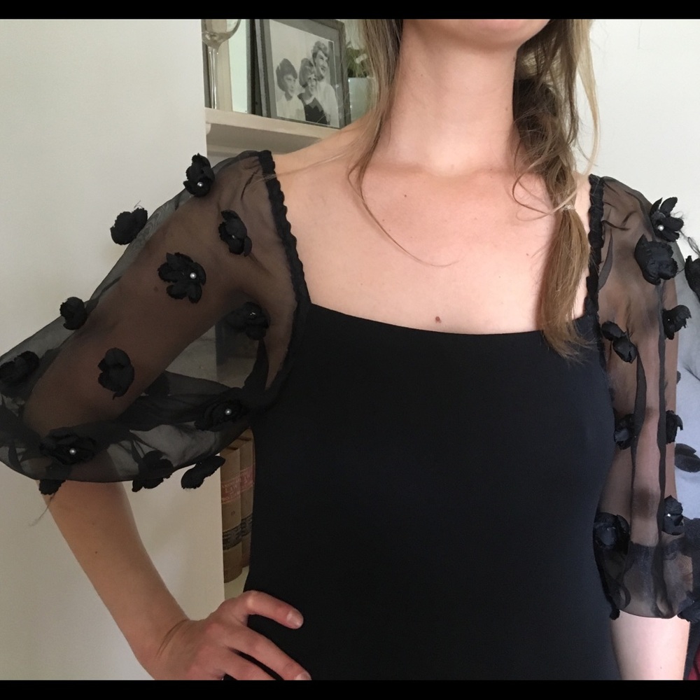 Black Vintage Dress - Picture 5 of 7